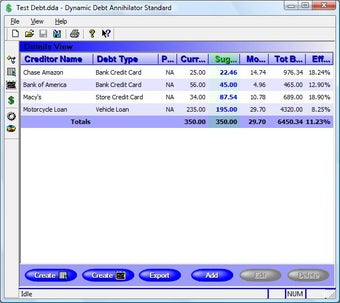 Image 0 for Dynamic Debt Annihilator