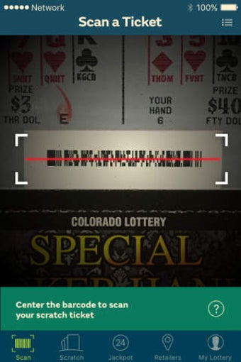 Image 0 for Colorado Lottery Scan bar…