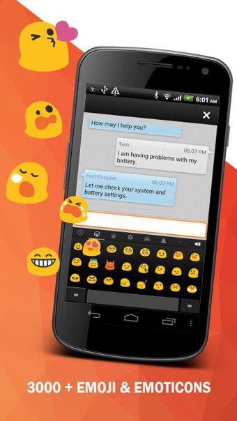 Imagen 2 para Emoji Smart Android Keybo…