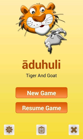 Image 0 for āduhuli - Tiger and Goat