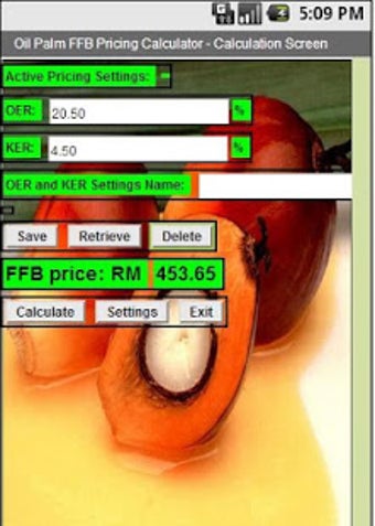 Image 0 for Oil Palm FFB Pricing Calc
