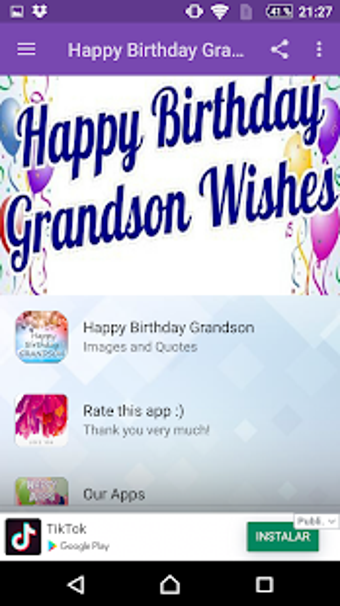 Image 2 for Happy Birthday Grandson