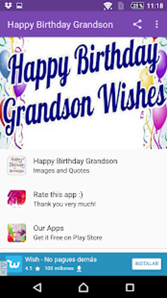 Image 0 for Happy Birthday Grandson