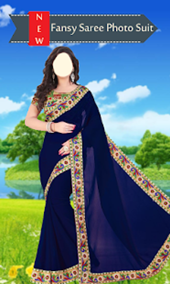 Image 2 for Woman Fancy Saree Photo S…