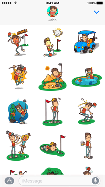 Image 2 for GolferMoji - Golf Emoji K…