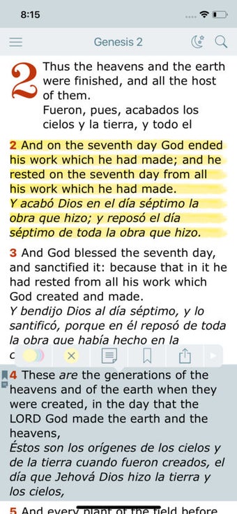 Image 1 for Spanish English Bible - B…
