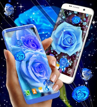 Image 3 for Blue Rose Live Wallpaper …