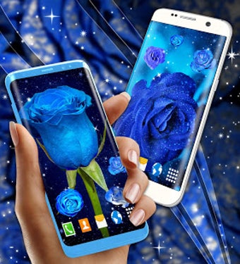 Image 2 for Blue Rose Live Wallpaper …