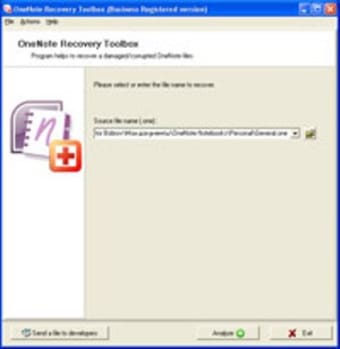 Image 0 for OneNote Recovery Toolbox