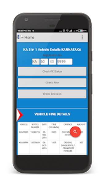 Imagen 1 para KA 3 in 1-Karnataka RTO V…