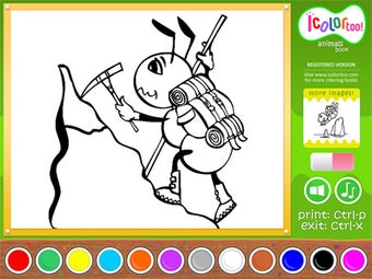 Image 0 for I Color Too: Animals 1