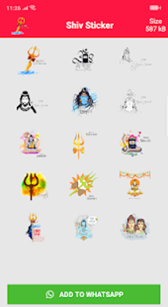 Imagen 3 para Maha Shivaratri Stickers …