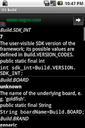 Image 1 for OS Build in Android