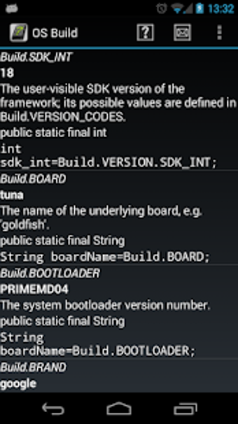 Image 2 for OS Build in Android