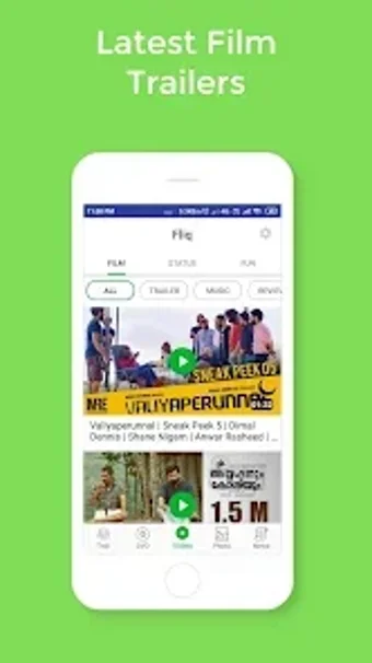 Imagen 0 para Fliq - Malayalam Trailers…