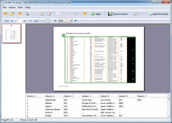 Image 0 for A-PDF to Excel