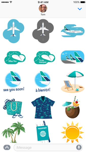 Image 0 for WestJet Stickers