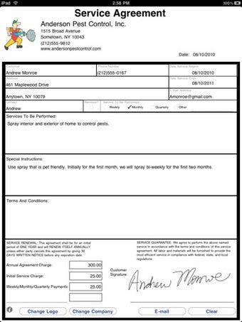Imagen 0 para Simple Service Agreement