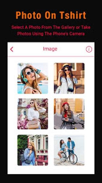 Imagen 0 para Photo On T Shirt - Person…