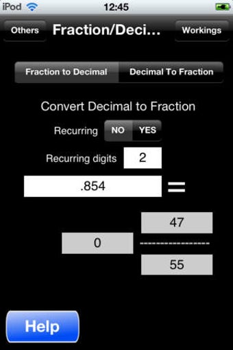Image 0 for Fractions To Decimal and …