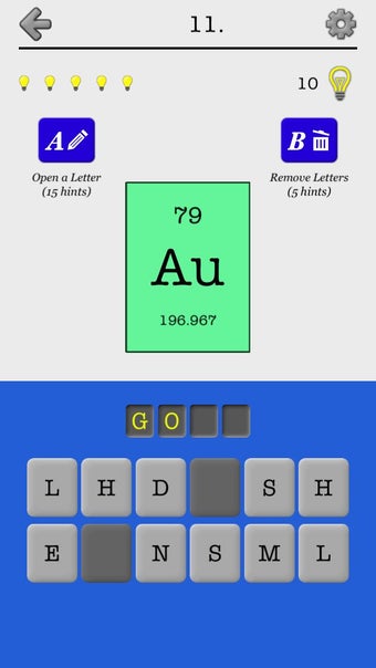 Imagen 0 para Chemical Elements Names Q…
