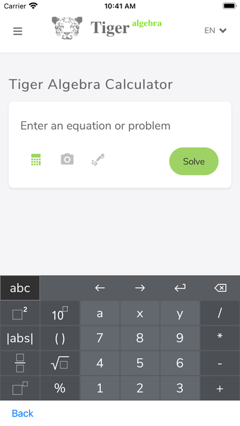 Image 0 for Tiger Algebra Solver and …