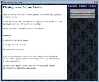 Imagen 0 para Playing in an Online Casi…