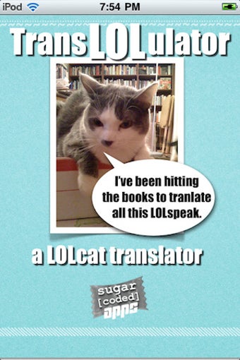 Image 0 for LOLcat Translator: The Tr…