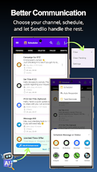 Image 0 for Sendlio AI Messaging Assi…