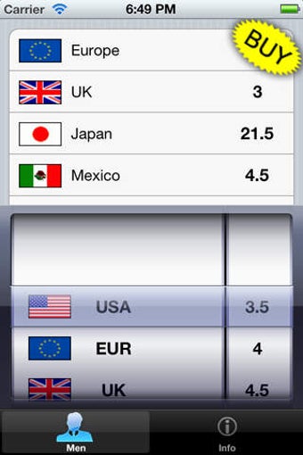 Imagen 0 para Shoe Sizes Converter Lite