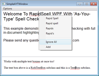 Imagen 0 para RapidSpell WPF
