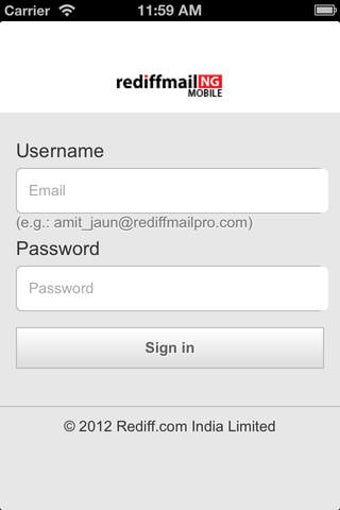 Image 0 for Rediffmail NG