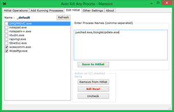 Imagen 1 para Auto Kill Any Process