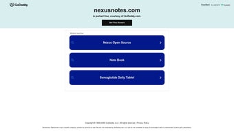 Imagen 0 para Nexus Notes