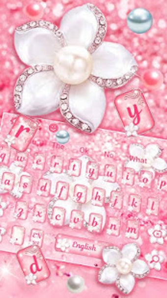 Image 0 for Shiny Diamond Flower Keyb…