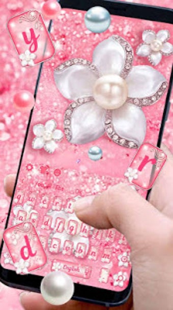 Image 2 for Shiny Diamond Flower Keyb…