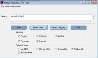 Image 0 for Farbar Recovery Scan Tool