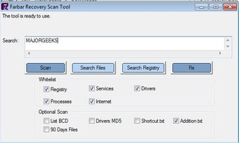 Imagen 0 para Farbar Recovery Scan Tool