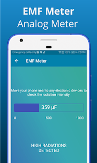 Imagen 0 para EMF Meter, Gauss Meter, R…