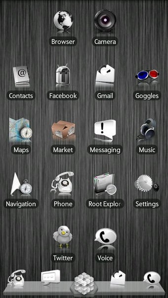 Image 1 for White ADW Theme