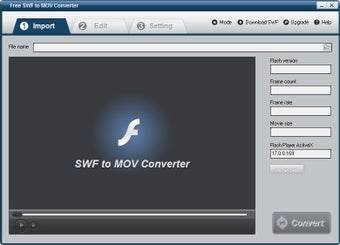 Image 0 for Free SWF to MOV Converter