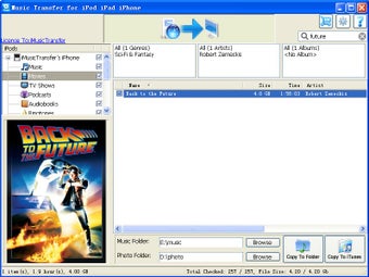 Image 0 for Music Transfer for iPod i…