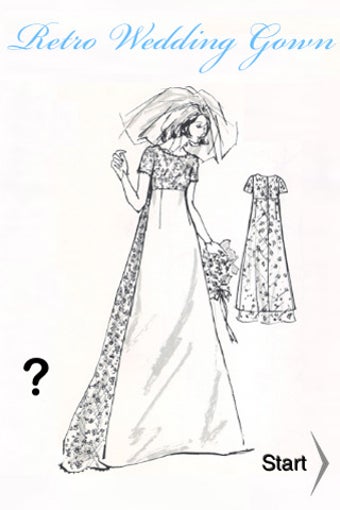 Image 0 for Retro Wedding Gown