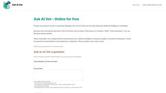 Imagen 0 para Ask AI Vet