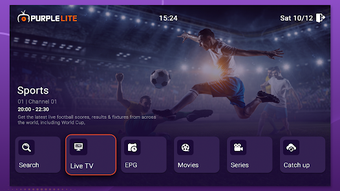 Image 0 for IPTV Purple Player Lite