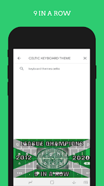 Image 2 for Celtic Keyboard Theme App