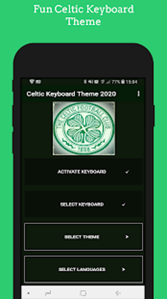 Image 0 for Celtic Keyboard Theme App