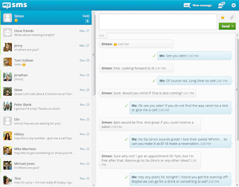Imagen 3 para mysms SMS Text Messaging …