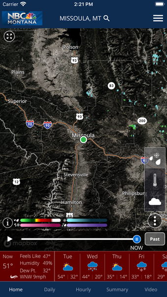 Image 0 for NBC MT Severe WX Alert Te…