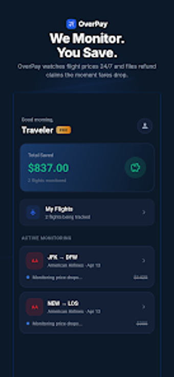 Imagen 0 para Overpay - Flight Price Tr…